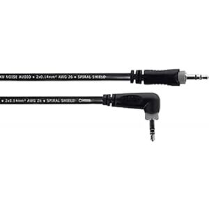 Cordial 14831 Cable de Audio Jack - Estéreo 0,5m - Negro Cordial 14831 Cable de Audio Jack - Estéreo 0,5m - Negro