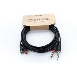 Cordial 14841 Audio Kabel - 3m Klinke/RCA Mono Cordial 14841 Audio Kabel - 3m Klinke/RCA Mono
