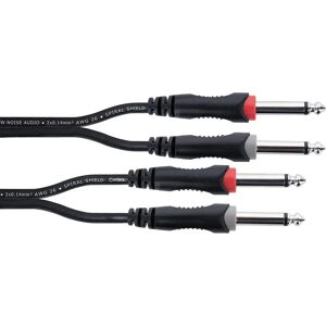 Cordial 14845 Audio Cable - 3m Mono Jack, PVC, Twisted Pair Cordial 14845 Audio Cable - 3m Mono Jack, PVC, Twisted Pair