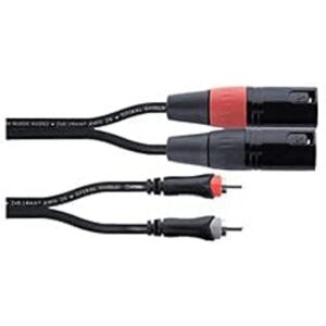 Cordial EU 3 MC XLR Kabel - 3m Schwarz Cordial EU 3 MC XLR Kabel - 3m Schwarz