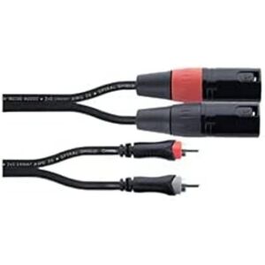 Cordial EU 6 MC XLR Ljudkabel - 6m, Svart Cordial EU 6 MC XLR Ljudkabel - 6m, Svart