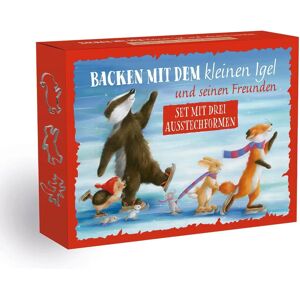 Brunnen Backen mit dem kleinen Igel - Plätzchenausstecherset - Silber Brunnen Backen mit dem kleinen Igel - Plätzchenausstecherset - Silber