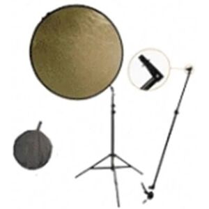 Walimex Stativ und Reflektor-Set - Silber/Gold - Ø 100cm Walimex Stativ und Reflektor-Set - Silber/Gold - Ø 100cm