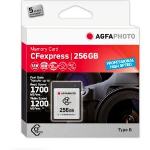 AgfaPhoto CFexpress Speicherkarte 256GB - Schnell, Zuverlässig, Langlebig AgfaPhoto CFexpress Speicherkarte 256GB - Schnell, Zuverlässig, Langlebig