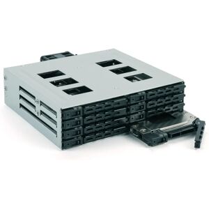 Fantec MR-SA1082 - Obudowa RAID wewnętrzna - 2,5" SSD + HDD - Czarna Fantec MR-SA1082 - Obudowa RAID wewnętrzna - 2,5" SSD + HDD - Czarna