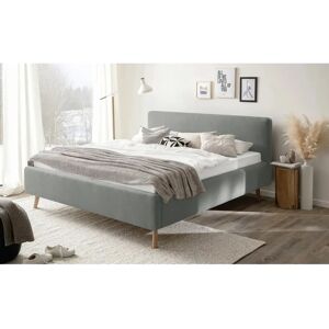 MEISE.MÖBEL Mattis Hellgraues Polsterbett - Bett MEISE.MÖBEL Mattis Hellgraues Polsterbett - Bett