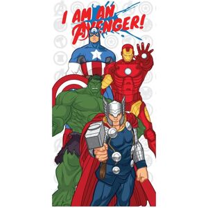 Marvel Avengers White Towel - Lightweight, Soft, Cotton Marvel Avengers White Towel - Lightweight, Soft, Cotton