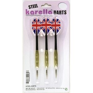 Set de fléchettes en acier Karella - 18g, Or - Publicité Set de fléchettes en acier Karella - 18g, Or - Publicité