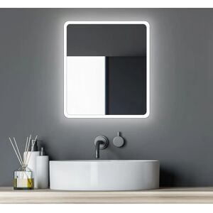 Talos Moon LED-Badspiegel - Rechteckig, Silber Talos Moon LED-Badspiegel - Rechteckig, Silber
