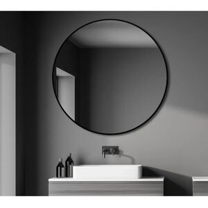 Espejo de Pared Redondo Negro Talos - Espejo, 100cm Diámetro Espejo de Pared Redondo Negro Talos - Espejo, 100cm Diámetro