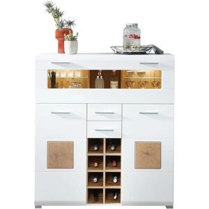 INNOSTYLE FUN PLUS Barschrank - Weiß, 120x129x37cm INNOSTYLE FUN PLUS Barschrank - Weiß, 120x129x37cm