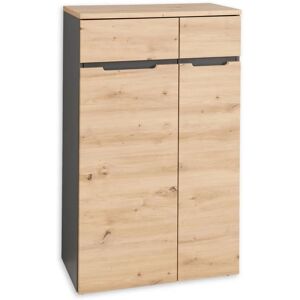 INNOSTYLE Aktenschrank - 75x122x38 cm, 2 Türen, FSC, Holzoptik INNOSTYLE Aktenschrank - 75x122x38 cm, 2 Türen, FSC, Holzoptik