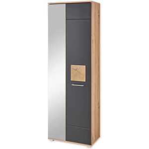 Innostyle Garderobenschrank - Artisan Eiche - Schwarz Matt - 195 cm - Kleiderschrank Innostyle Garderobenschrank - Artisan Eiche - Schwarz Matt - 195 cm - Kleiderschrank