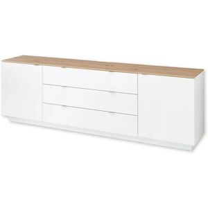 MID.YOU Fehér tölgy TV-szekrény - 240x77x44 cm - Modern kialakítás MID.YOU Fehér tölgy TV-szekrény - 240x77x44 cm - Modern kialakítás