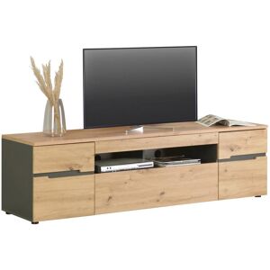 Carryhome - DIEL - grafit - dub řemeslný - TV jednotka Carryhome - DIEL - grafit - dub řemeslný - TV jednotka