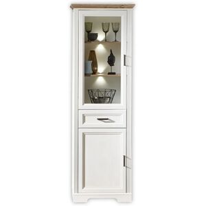 INNOSTYLE Jasmin Vitrine - Fehér, 66cm x 204cm - Üveg és MDF Tároló szekrény INNOSTYLE Jasmin Vitrine - Fehér, 66cm x 204cm - Üveg és MDF Tároló szekrény