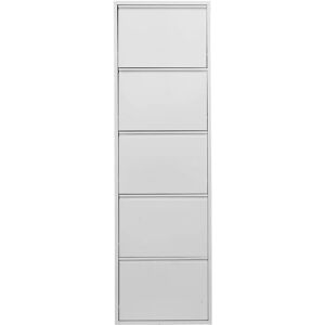 HEINE HOME Schuhschrank - 3-türiger Stahl Silber Schrank HEINE HOME Schuhschrank - 3-türiger Stahl Silber Schrank