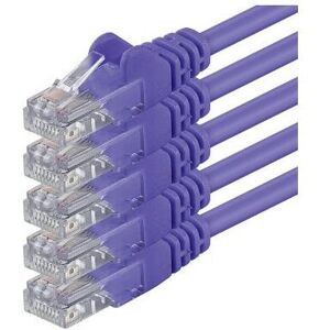 1aTTack Model 0.25m Fialové Cat6 UTP Síťové Kabel - Síťový Kabel 1aTTack Model 0.25m Fialové Cat6 UTP Síťové Kabel - Síťový Kabel