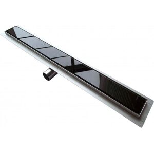 Bernstein - Modelo GL01 - Tapa de Vidrio Negro - 100cm Sistema de Drenaje de Ducha Bernstein - Modelo GL01 - Tapa de Vidrio Negro - 100cm Sistema de Drenaje de Ducha