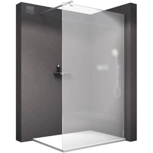 Bernstein - Satin-Glas Walk-In Duschabdeckung - 10mm Verstellbare Breite Bernstein - Satin-Glas Walk-In Duschabdeckung - 10mm Verstellbare Breite