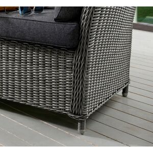 DESTINY PALMA Vintage Grau 3-Sitzer Loungesofa DESTINY PALMA Vintage Grau 3-Sitzer Loungesofa