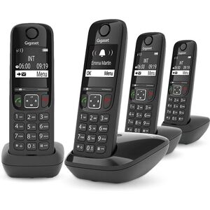 Téléphone fixe Gigaset AS690A Quattro Noir - Téléphone - Publicité Téléphone fixe Gigaset AS690A Quattro Noir - Téléphone - Publicité