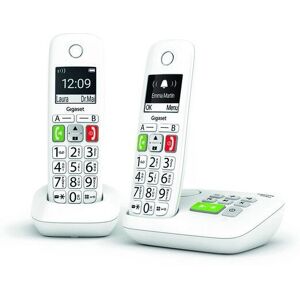 Gigaset E290A Duo Téléphone Fixe Blanc avec Répondeur - Publicité Gigaset E290A Duo Téléphone Fixe Blanc avec Répondeur - Publicité