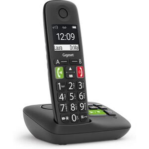 Gigaset E290A Schwarz - Analoges DECT-Telefon mit Anrufer-ID & Digitalansage Gigaset E290A Schwarz - Analoges DECT-Telefon mit Anrufer-ID & Digitalansage
