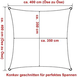 WOLTU GZS1188gr7 Gris - Pare-soleil UV pour jardin et terrasse - Publicité WOLTU GZS1188gr7 Gris - Pare-soleil UV pour jardin et terrasse - Publicité