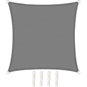 WOLTU Tente à Vela Carrée 5x5m UV Protection Respirant Jardin - Publicité WOLTU Tente à Vela Carrée 5x5m UV Protection Respirant Jardin - Publicité