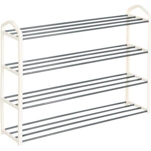 WOLTU Shoe Rack 4-Tier Cream - Shoe Storage Organizer WOLTU Shoe Rack 4-Tier Cream - Shoe Storage Organizer