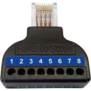 Diviseur réseau Wantec 5627 - 4 ports, Noir Diviseur réseau Wantec 5627 - 4 ports, Noir