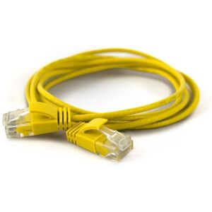 Câble réseau Wantec 7284 Jaune - 0.5m Cat6a U/UTP - Publicité Câble réseau Wantec 7284 Jaune - 0.5m Cat6a U/UTP - Publicité