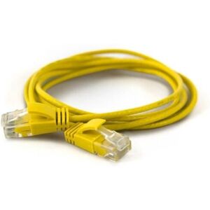 Câble réseau Wantec 7294 Jaune 25m Cat6a U/UTP - Publicité Câble réseau Wantec 7294 Jaune 25m Cat6a U/UTP - Publicité