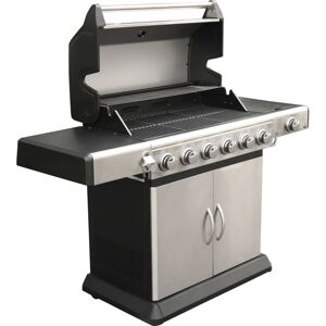 EL FUEGO Deluxe Gasgrill - Edelstahl, 7 Brenner, Seitenbrenner EL FUEGO Deluxe Gasgrill - Edelstahl, 7 Brenner, Seitenbrenner