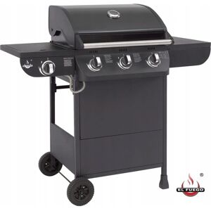 EL FUEGO AY 562 Columbus 3 + 1 Gasgrill - SCHWARZ EL FUEGO AY 562 Columbus 3 + 1 Gasgrill - SCHWARZ