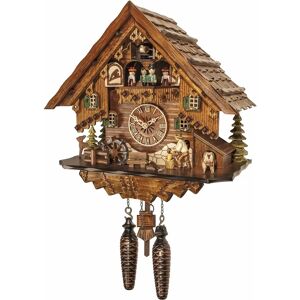 Engstler 4681 QMT Noyer Pendule Cucu - Horloge murale - Publicité Engstler 4681 QMT Noyer Pendule Cucu - Horloge murale - Publicité