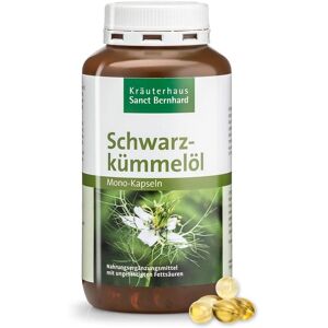 Olio di cumino nero Sanct Bernhard - Capsule 500mg - Integratore alimentare Olio di cumino nero Sanct Bernhard - Capsule 500mg - Integratore alimentare