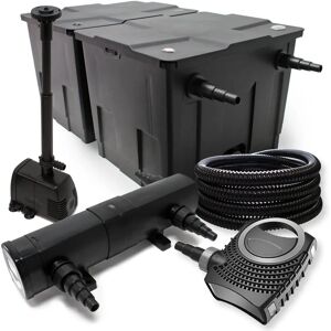 Kit filtre de bassin SunSun - 60 000L Bio UV Clarificateur & Pompe fontaine - Publicité Kit filtre de bassin SunSun - 60 000L Bio UV Clarificateur & Pompe fontaine - Publicité