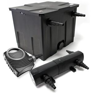 Set de filtro para estanque SunSun - 12.000L, Clarificador UV 24W, Bomba 80W Set de filtro para estanque SunSun - 12.000L, Clarificador UV 24W, Bomba 80W