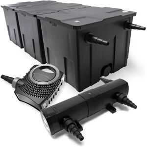 Kit de filtración de estanque SunSun - Gran 90000L, Clarificador UV, Bomba 36W Kit de filtración de estanque SunSun - Gran 90000L, Clarificador UV, Bomba 36W