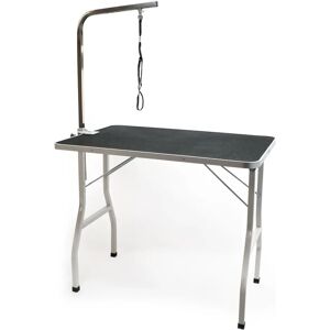 Table de toilettage Wiltec - Pliable, réglable, 91x61cm - Publicité Table de toilettage Wiltec - Pliable, réglable, 91x61cm - Publicité
