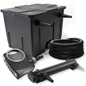 Set de filtro para estanque SunSun - 12000L, 24W UVC, 50W Bomba Set de filtro para estanque SunSun - 12000L, 24W UVC, 50W Bomba