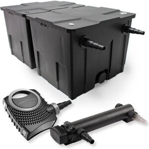 Sistema di filtraggio stagno SunSun - 60000L, Clarificatore UV, Pompa 50W Sistema di filtraggio stagno SunSun - 60000L, Clarificatore UV, Pompa 50W