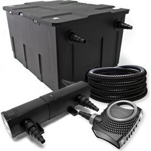 Set filtro stagno Wiltec - 60.000L, clarificatore UV 18W, pompa Set filtro stagno Wiltec - 60.000L, clarificatore UV 18W, pompa