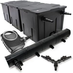 Set filtro stagno SunSun - 90.000L, clarificatore 72W, pompa 10.000L/h - Giardino Set filtro stagno SunSun - 90.000L, clarificatore 72W, pompa 10.000L/h - Giardino