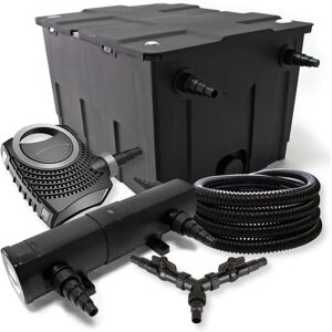 Ensemble de filtres pour étang SunSun - 60000l avec clarificateur UV et pompe 10000 l/h - Publicité Ensemble de filtres pour étang SunSun - 60000l avec clarificateur UV et pompe 10000 l/h - Publicité