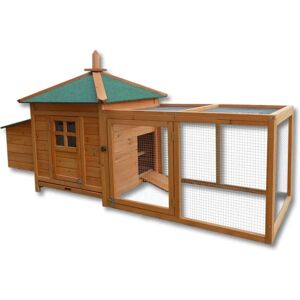 WILTEC Niche en Bois pour Petits Animaux - Enclos en Bois - Publicité WILTEC Niche en Bois pour Petits Animaux - Enclos en Bois - Publicité