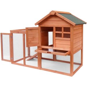 Wiltec Fudajo - Poulailler en Bois pour Lapins - Enclos pour Petits Animaux - Publicité Wiltec Fudajo - Poulailler en Bois pour Lapins - Enclos pour Petits Animaux - Publicité