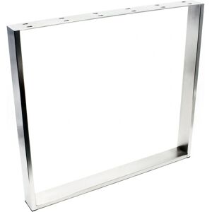 Wiltec Modello 80x73cm Telaio da Tavolo in Acciaio Inox - Personalizzabile Wiltec Modello 80x73cm Telaio da Tavolo in Acciaio Inox - Personalizzabile